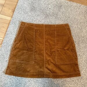 Gap Tan Corduroy Mini Skirt